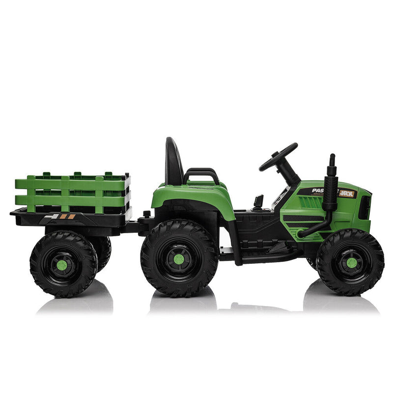 24V 400W Electric Ride-On Tractor Toy with Trailer