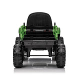 Kids Ride-On Tractor with Trailer, 3-Speed Adjustable Power and MP3 Display