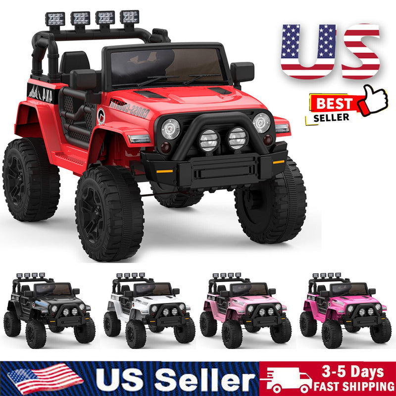 12V Battery-Powered Ride-On Electric Truck Car with Remote Control