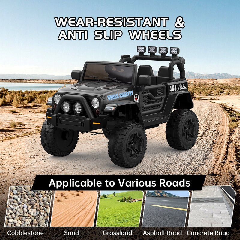 12V Battery-Powered Ride-On Electric Truck Car with Remote Control