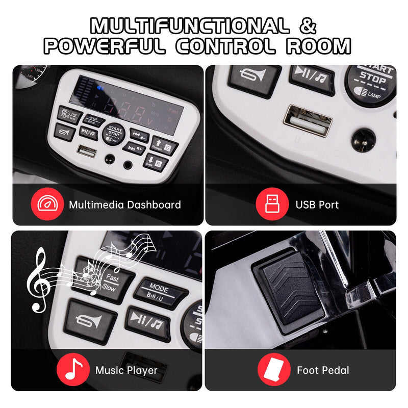 12V Battery-Powered Ride-On Electric Truck Car with Remote Control