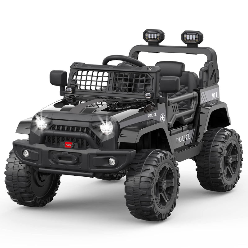 12V Kids Electric Ride-On Truck Car with Remote Control and Spring Suspension