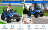 12V Kids Electric Ride-On Truck with Remote Control and Spring Suspension
