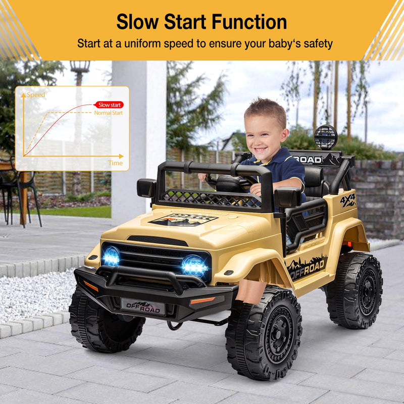 12V Electric Ride-On Truck Car with Parent Remote Control