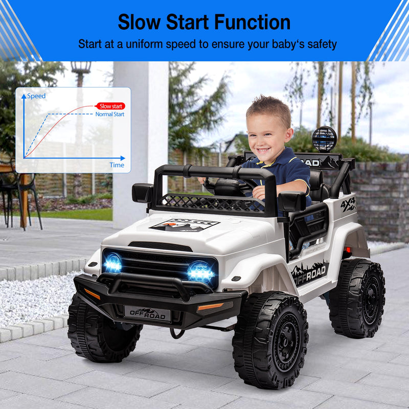12V Electric Ride-On Truck Car with Parent Remote Control