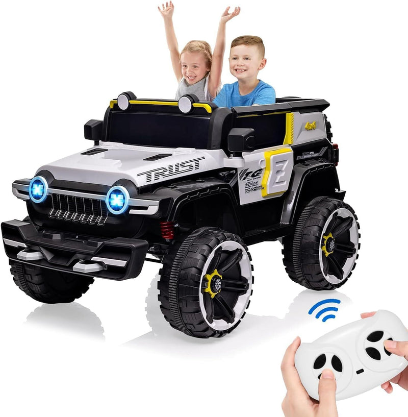 12V Electric Ride-On Truck Car for Kids Ages 3+ with 2.4G Remote Control