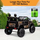 12V Battery-Powered Electric Ride-On Truck Car for Kids with Music and Remote Control