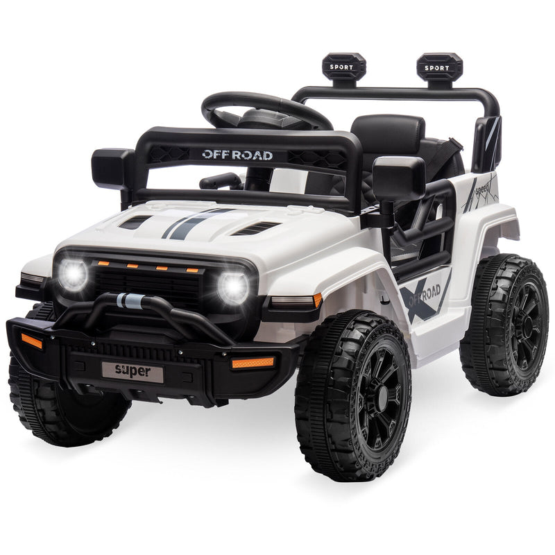 12V Battery-Powered Electric Ride-On Truck for Kids with Remote Control