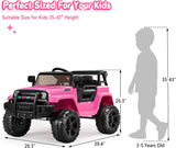 12V Battery-Powered Kids Ride-On Truck with Remote Control and 4 Wheels