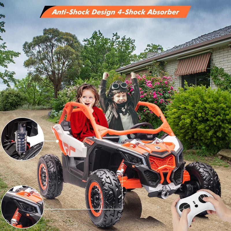 Electric 2-Seater Ride-On UTV Car with 24V 7AH Batteries and 200W Motor Licensed Can-Am Design
