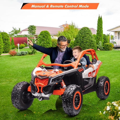 Electric 2-Seater Ride-On UTV Car with 24V 7AH Batteries and 200W Motor Licensed Can-Am Design