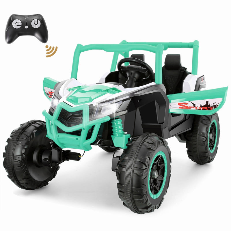 24V 4WD Off-Road Electric Ride-On UTV Car for Kids, 2-Seater with Remote Control and 4x200W Motors