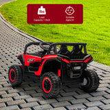 12V Battery-Powered Electric Off-Road UTV Ride-On Vehicle for Kids with Remote Control