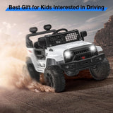 Electric Ride-On Truck with Bluetooth, 2 Speeds, and Remote Control
