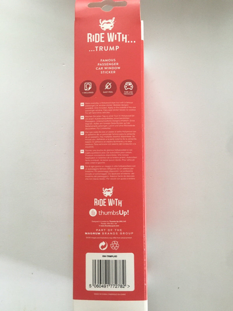 Left-Hand Drive Vehicle Trump Steering Wheel Cover