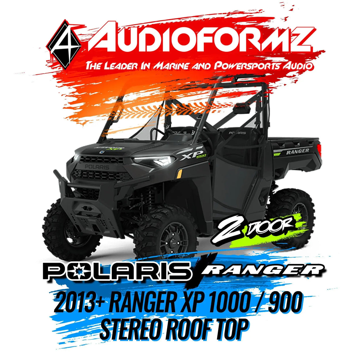 2013+ Polaris Ranger XP 1000 / 900 Stereo Tops (2-Door) Polaris