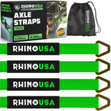 2" x 38" Axle Tie-Down Straps (4-Pack)