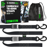 1.5" x 8' Cambuckle Tie-Down Straps (2-Pack)