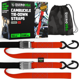 1.5" x 8' Cambuckle Tie-Down Straps (2-Pack)