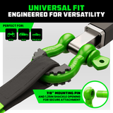 3/4" D-Ring Shackle Set (2-Pack)
