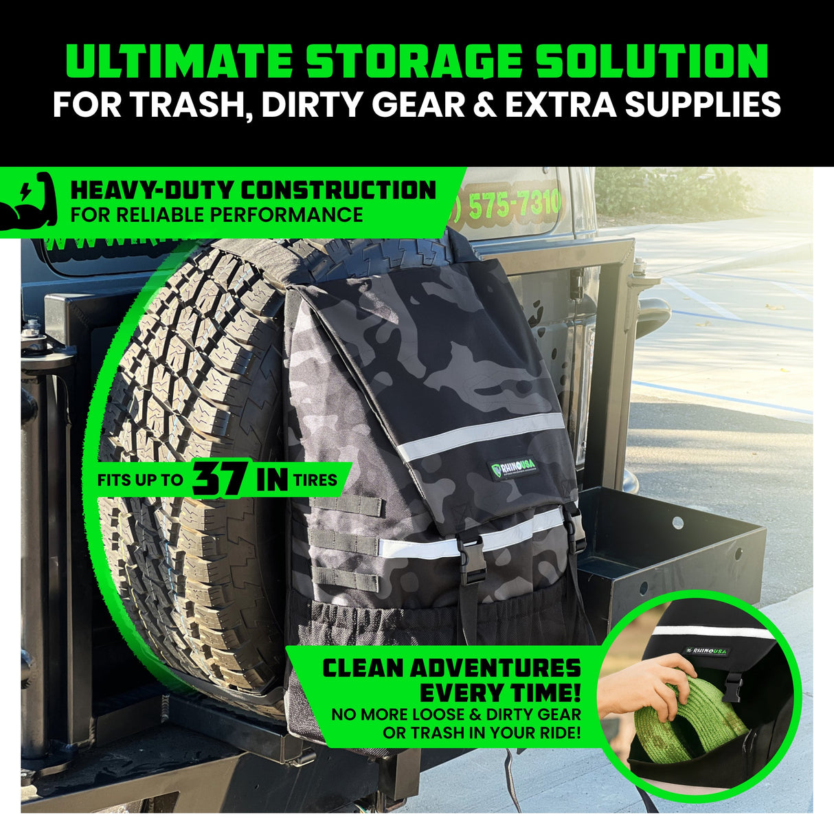 Spare Tire Trash Bag