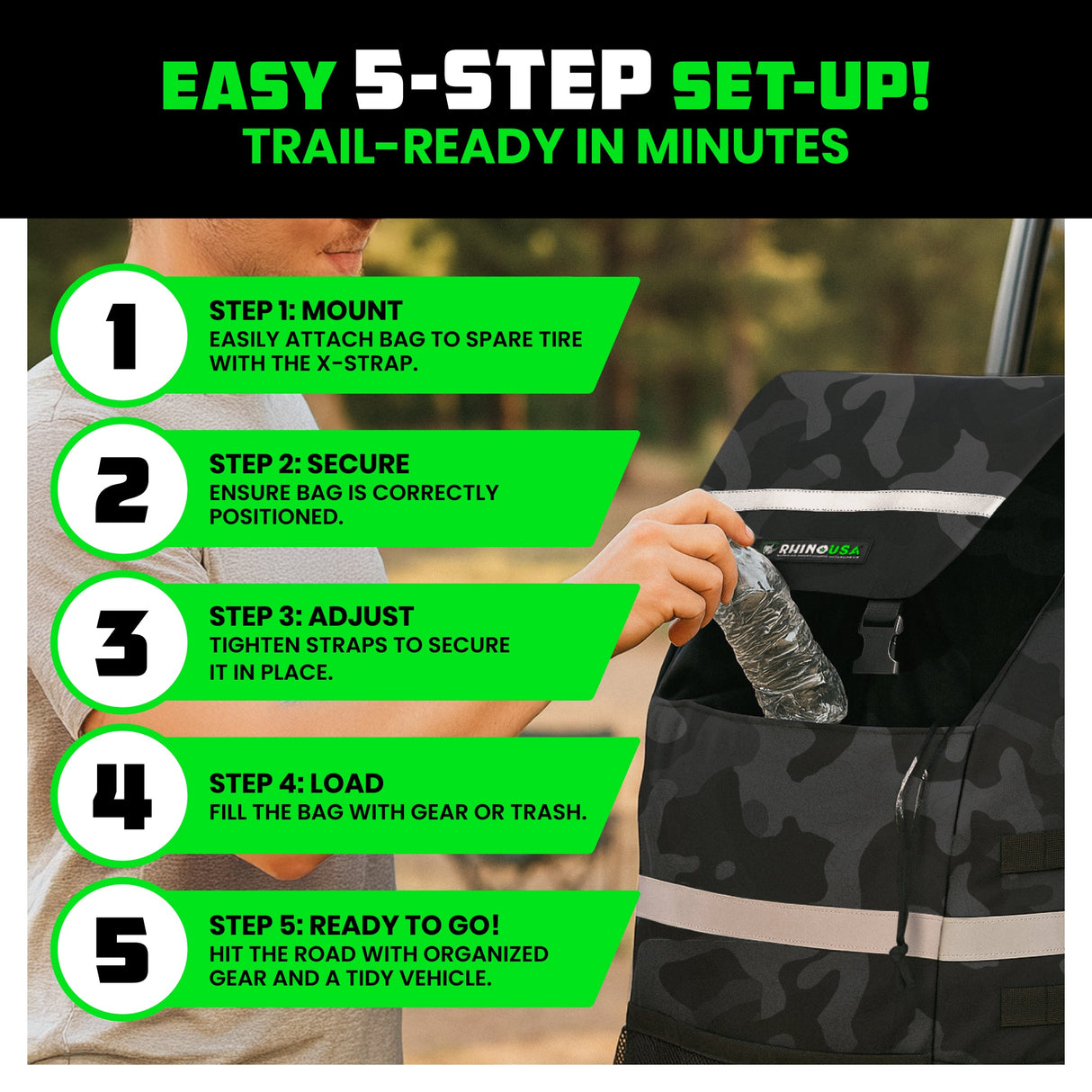 Spare Tire Trash Bag