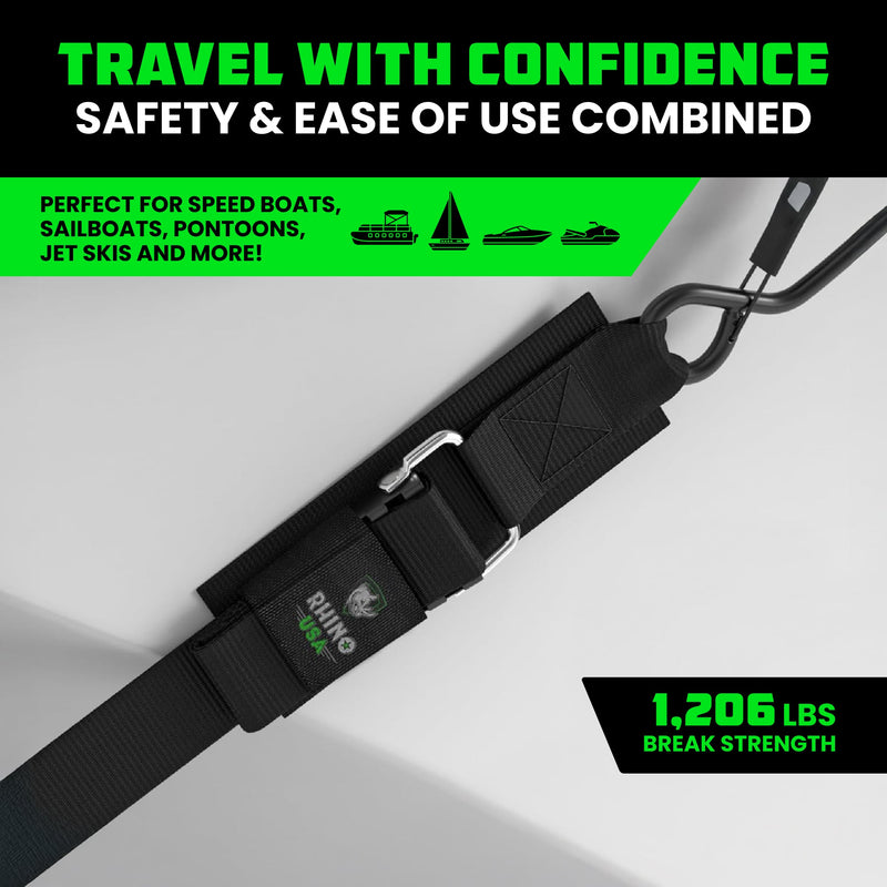 2" x 4' Transom Tie-Down Straps
