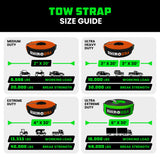 2" x 20' Ultimate Recovery Tow Strap