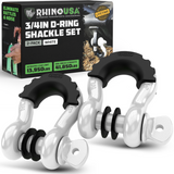 3/4" D-Ring Shackle Set (2-Pack)