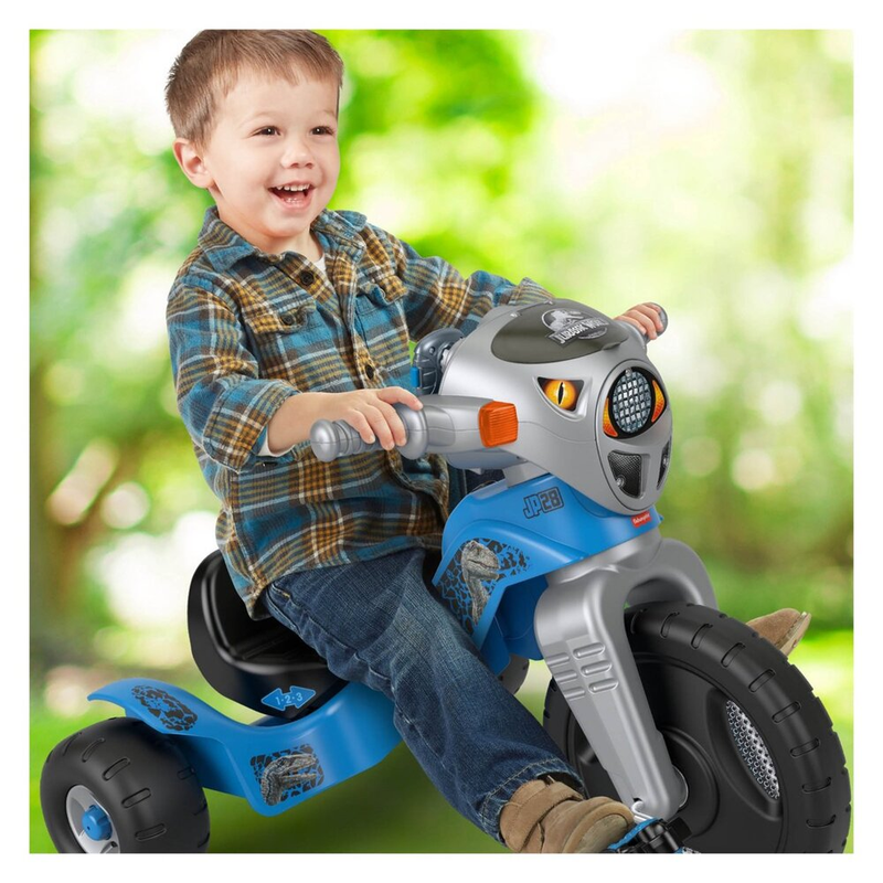 Roar into Action with the Fisher-Price Jurassic World Velociraptor Tricycle