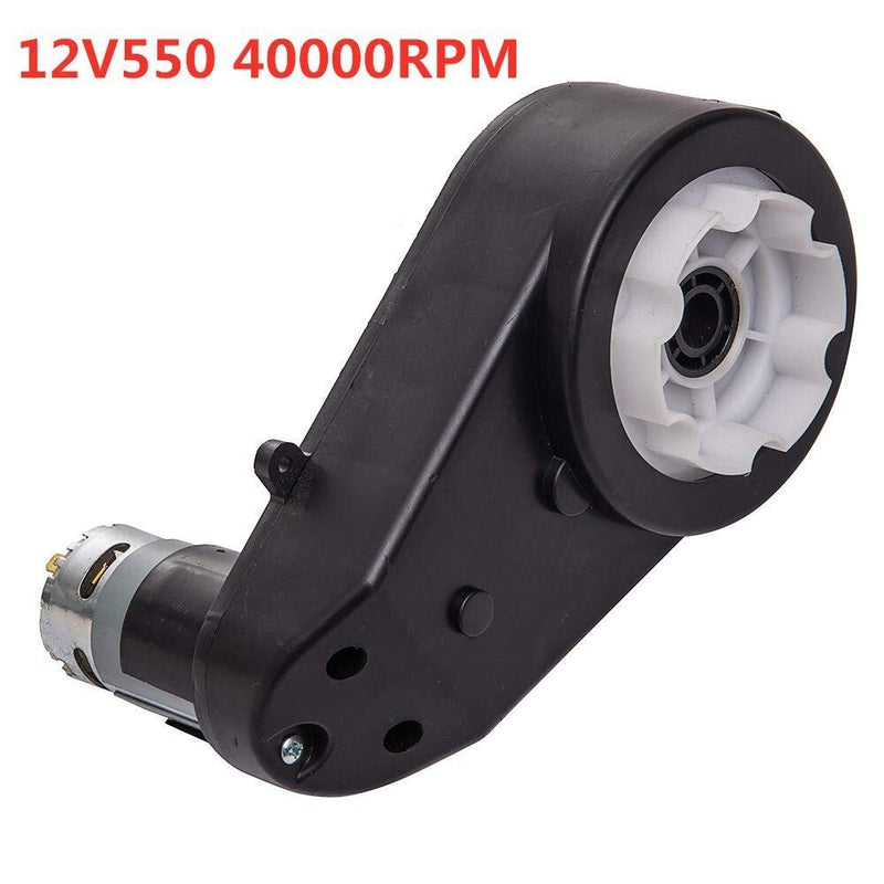 Durable 12V DC Gear Motor 40 000 RPM for Kids Ride-On Car Upgrades