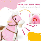 Toddler Rocking Horse with Saddle and Sound Features