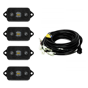 Baja Designs LED Rock Light Kit Clear Baja Designs