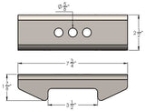 Rockwell Anti Wrap Leaf Spring Perch for 2.5 Inch Wide Springs