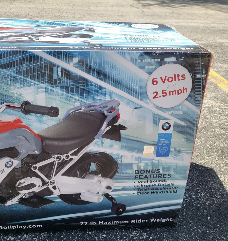 6V BMW R 1200 GS Ride-On Electric Motorcycle for Kids