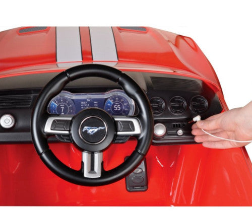 6V Ford Mustang Powered Red Ride-On Vehicle