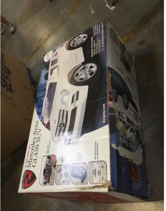 6V Mercedes-Benz GL450 SUV Powered Ride-On Toy with Music