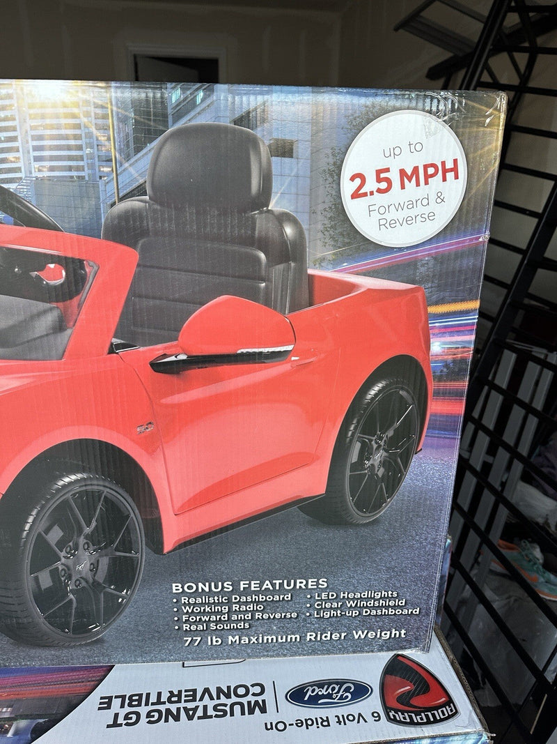 Convertible Mustang GT Electric Ride-On Car for Kids