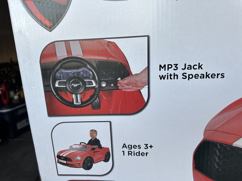 Convertible Mustang GT Electric Ride-On Car for Kids