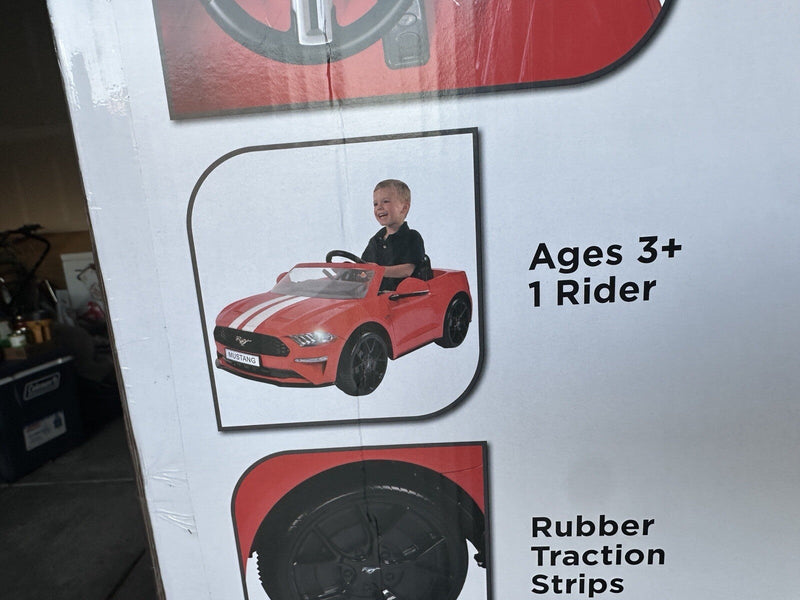 Convertible Mustang GT Electric Ride-On Car for Kids
