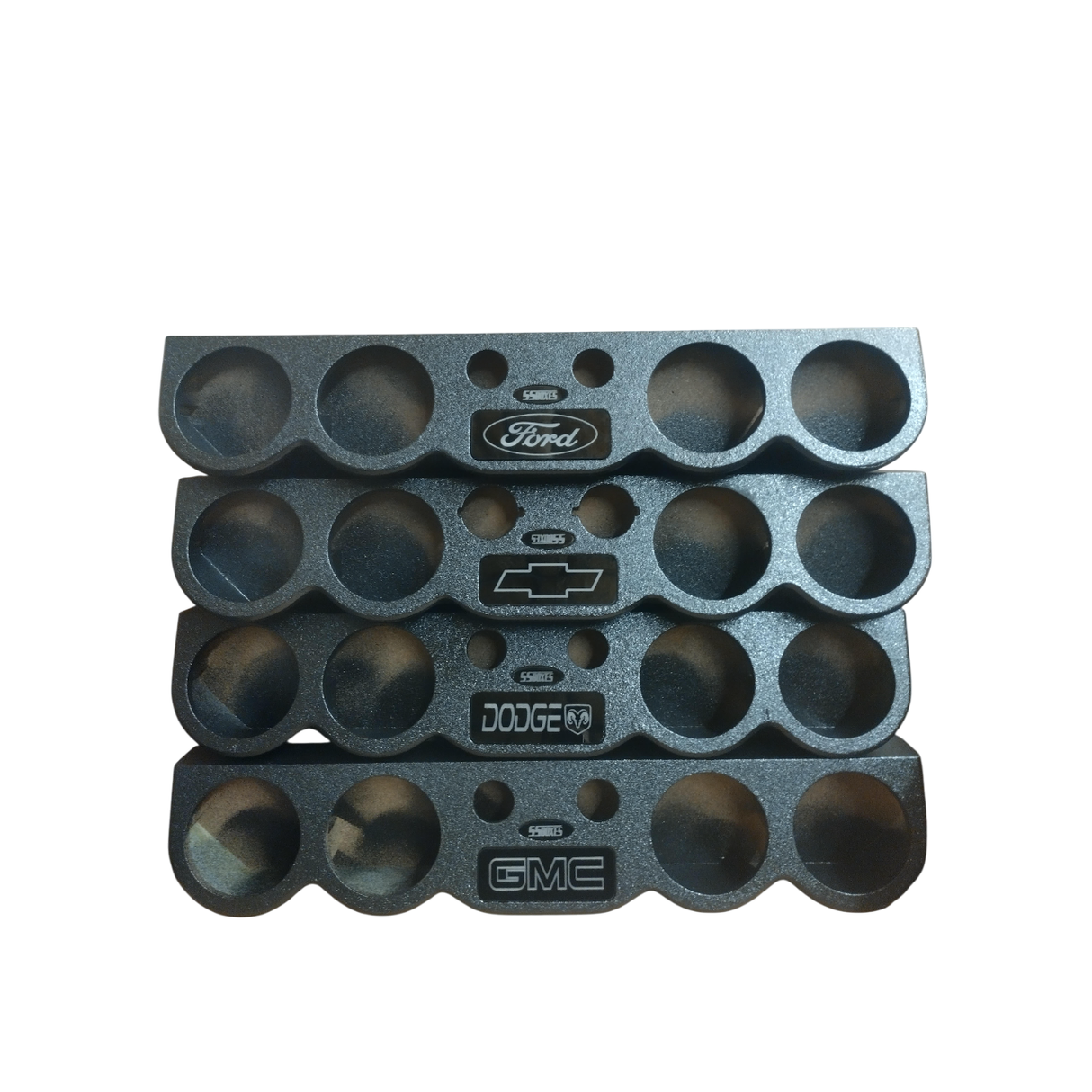 Universal Quad 6.5" Speaker & Pro Tweeter Logo Roof Rack Pro Box Moon Car Stereo