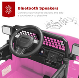 Rosa Electric Ride-On Car for Girls with Remote Control and Music - Rechargeable