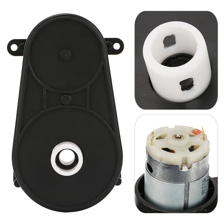 6V 5500RPM RS380 Electric Motor with Gearbox for Kids' Toy Car Steering