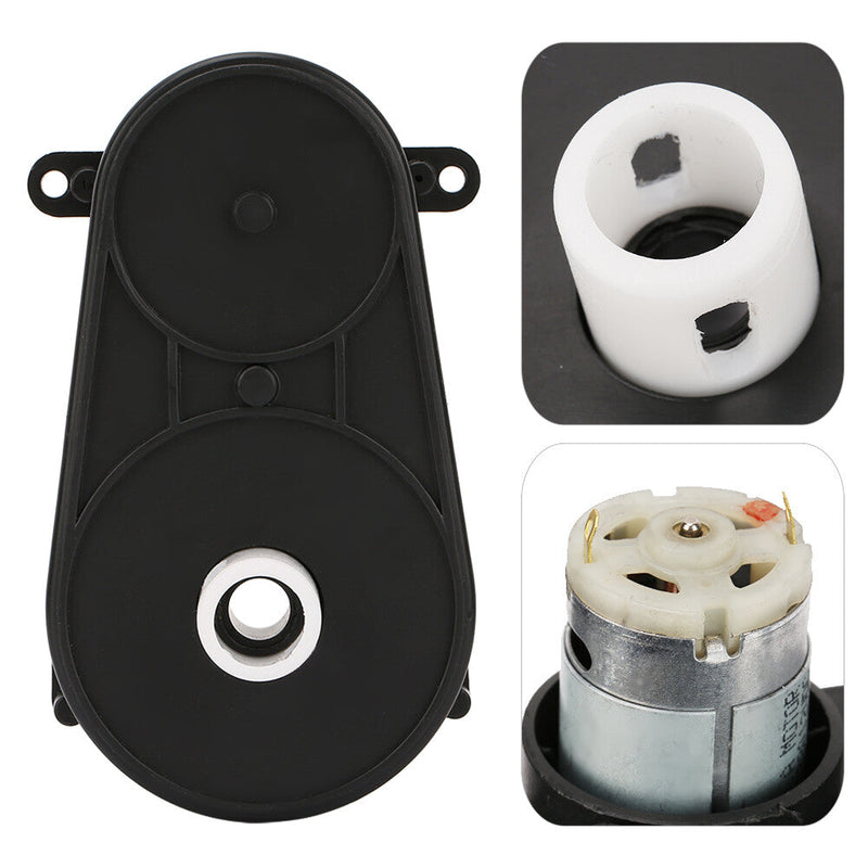 6V 5500RPM RS380 Electric Motor with Gearbox for Kids' Toy Car Steering