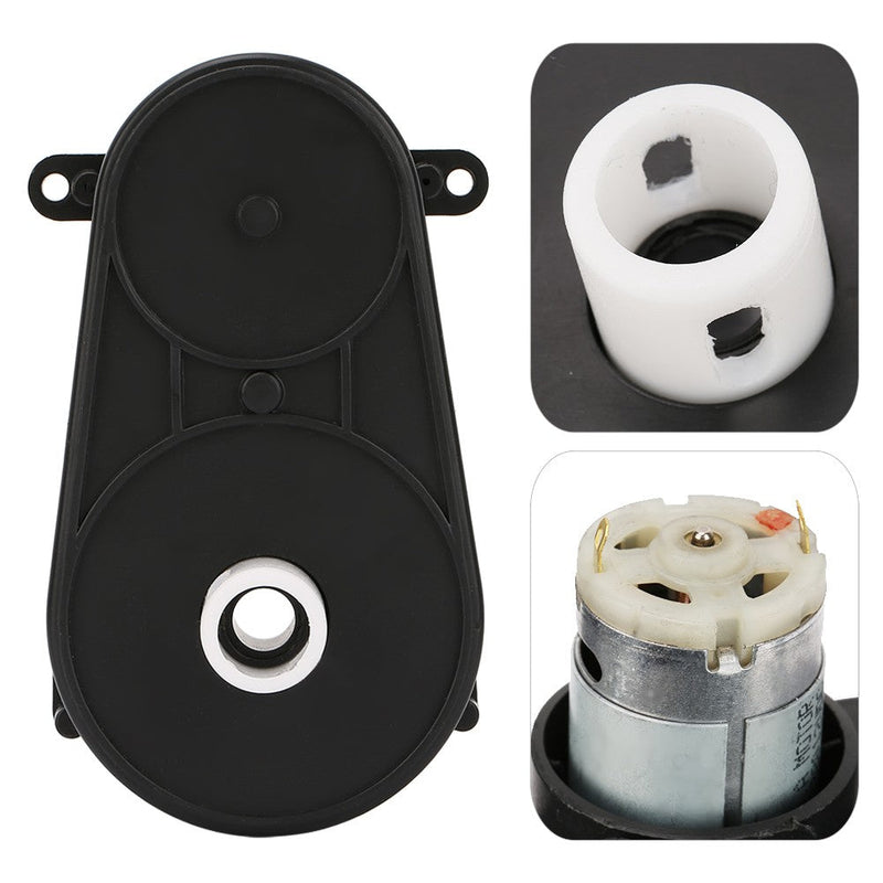 RS380 Electric Motor Gearbox and Steering Gear for Kids' Toy Cars