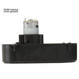 6V RS380 Electric Motor Gearbox with Steering Gear for Kids' Toy Cars