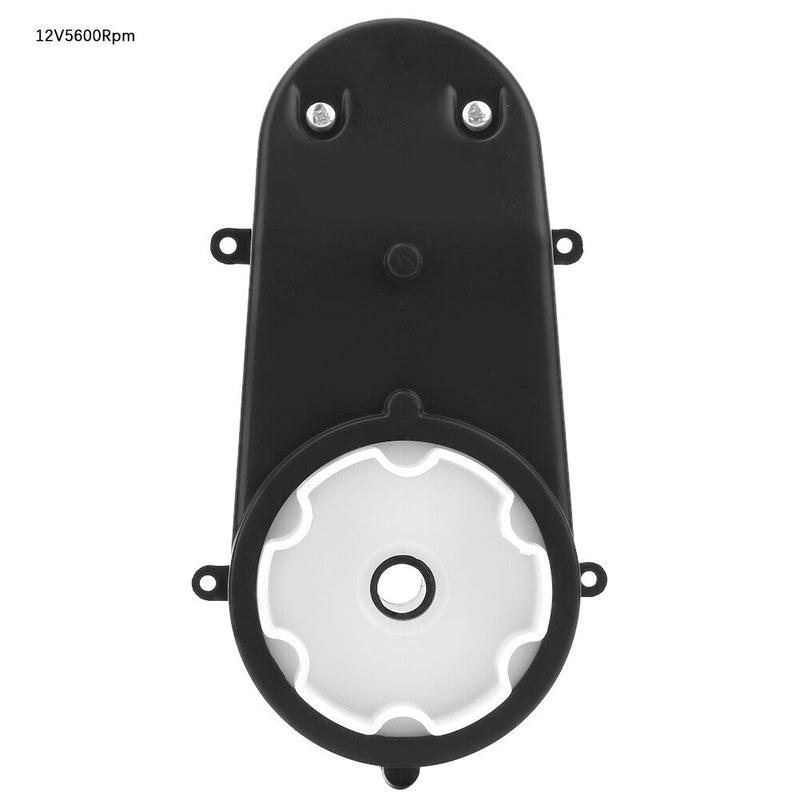 12V 5600RPM RS380 Electric Motor Gearbox with Steering Gear for Children's Toy Car