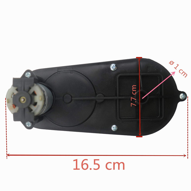 390 6V DC Motor with 18000 RPM Gearbox for Kids Ride-On Vehicles