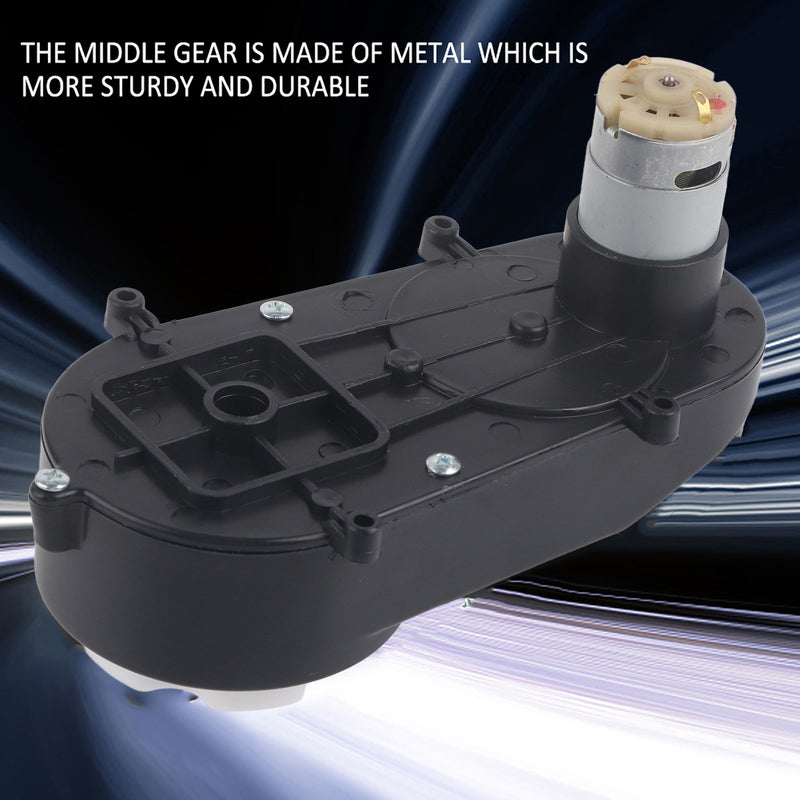 RS390 6V 18000RPM Electric Motor with Gearbox for Kids Toy Cars