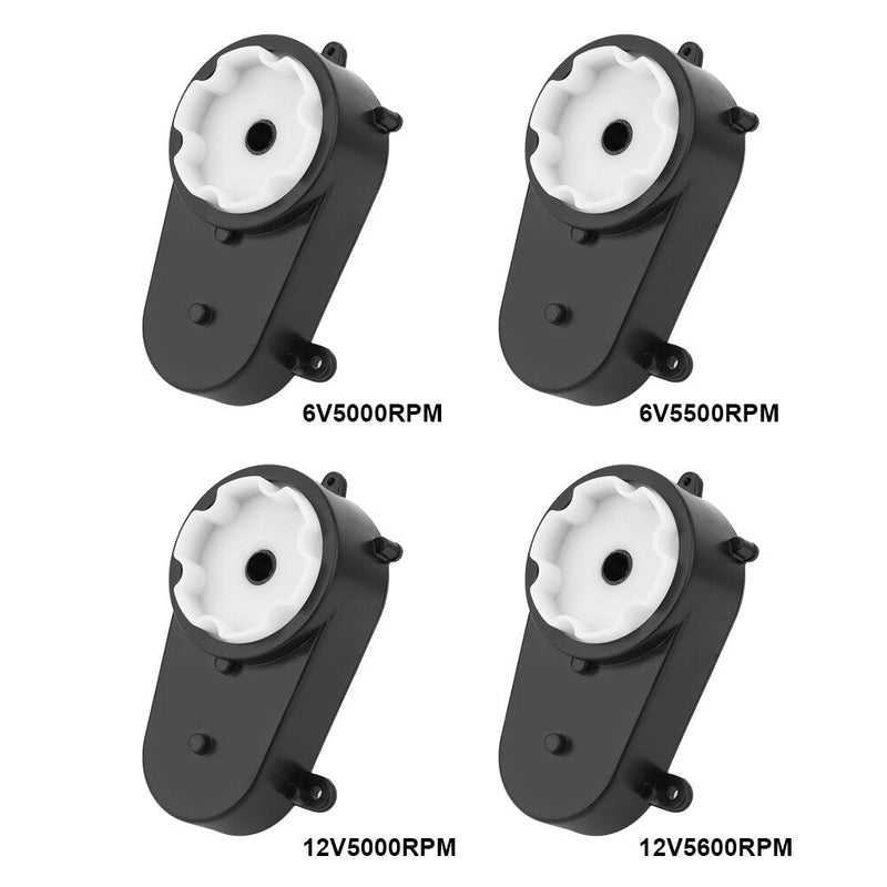 Electric Motor and Gearbox with Steering for Kids' Toy Cars